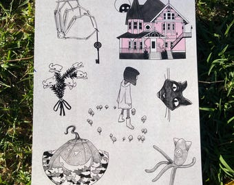 Coraline’s World Art Print
