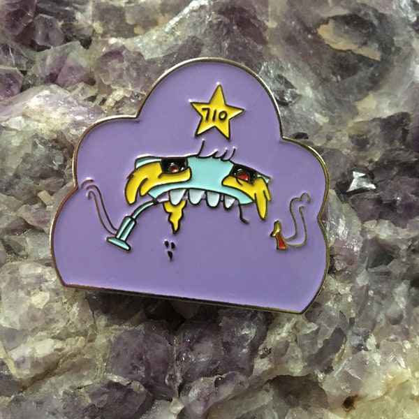 LSP 710 Oil Rig Dab Pin Meme Adventure Time Lumpy Space Princess Shatter Oil 710 Wax Rosin Crumble Soft Enamel Lapel Pinback Hat Dab Pins
