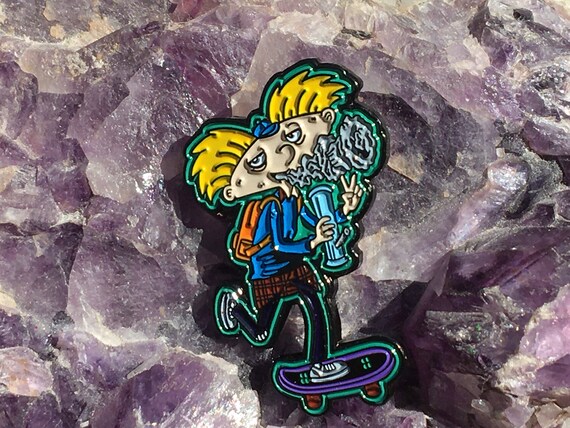 Nickelodeon Meme Bong Hey Arnold Heady Festival Weed Pot Bong Oil Rig Dab Pin Nickelodeon Meme Bong Hey Arnold Heady Festival Weed Pot Bong Oil Rig Dab Pin