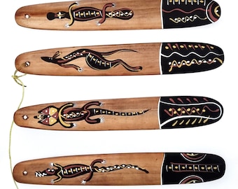 Bullroarer aborigeno / Prodotto autenticamente australiano / Design tradizionale