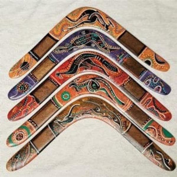 Australia's best Aboriginal returning boomerang| Coatarang Design | left or right handed throwing | 18 inches wide