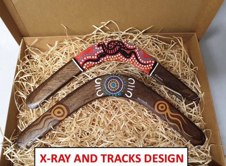 Gift Boxed Returning Boomerang with Card choose Left or Right Handed