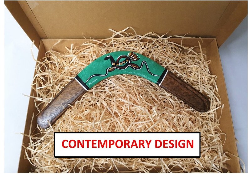 Gift Boxed Returning Boomerang with Card choose Left or Right Handed