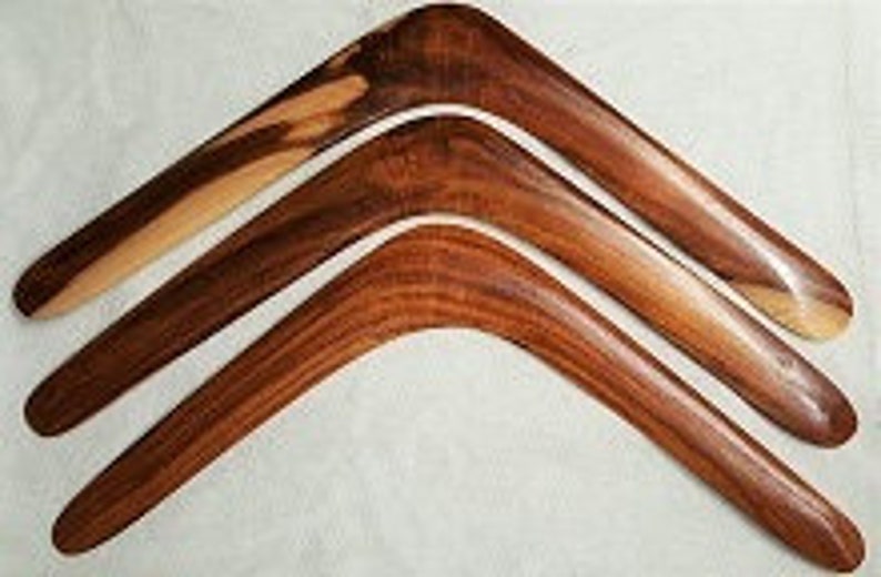 Traditional Aboriginal Comeback Hunting Killer Boomerang Black Wattle