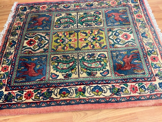 2'3" x 2'9" Traditional Turkish Oriental Rug - Full Pile - 100% Wool - Hand Made