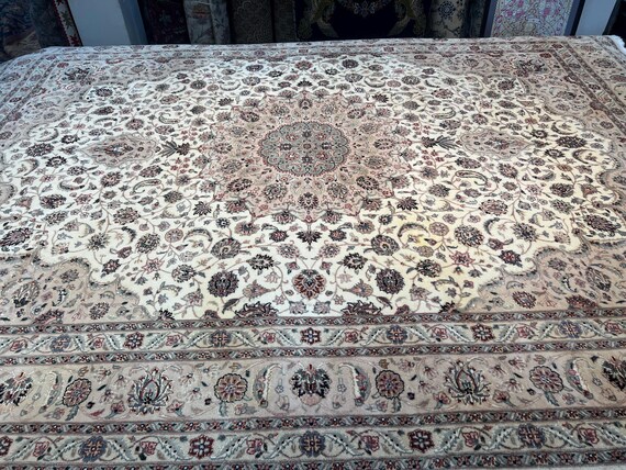 8'6" x 11'9" Sino Chinese Oriental Rug - Full Pile - Hand Made - Wool & Silk