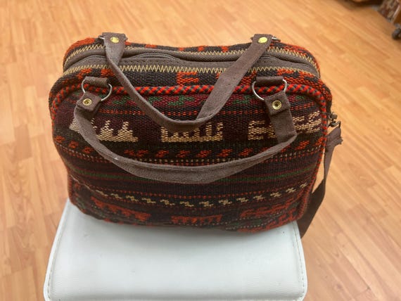 New Turkish Kilim (Kelim) Weave Purse - Hand Made - 100% Wool