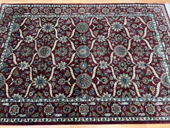 6' x 9' Indian Jaipur Oriental Rug - Fine - Hand Made - 100% Wool