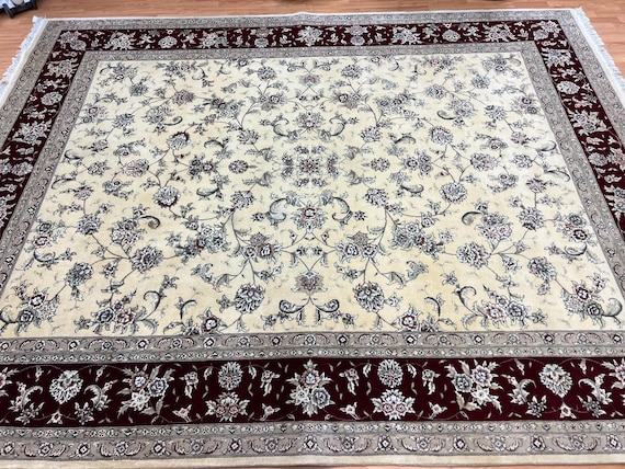 8' x 10' Sino Chinese Oriental Rug - Hand Made - Wool & Silk