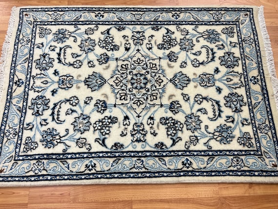 2' x 3' Turkish Oriental Rug - Full Pile - Wool and Silk - Hand Made