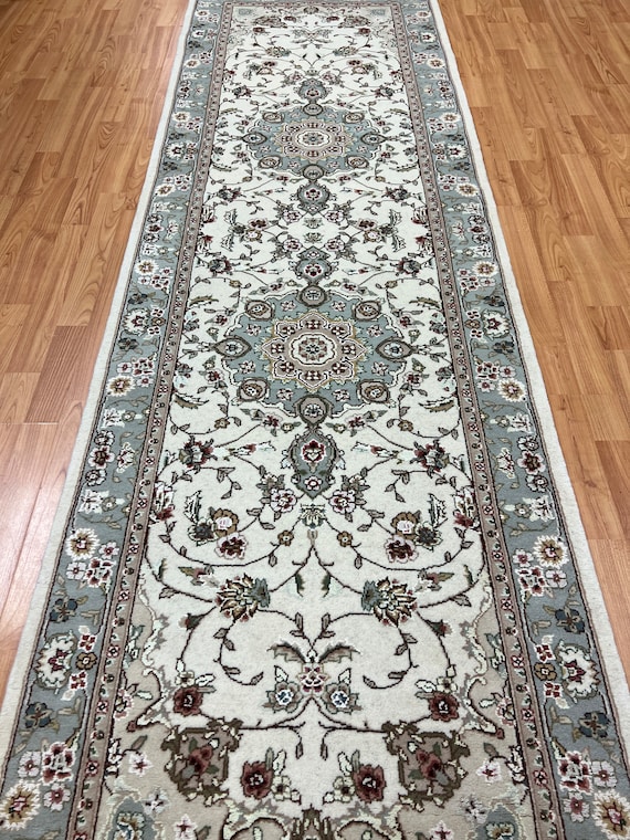 2'6" x 8'1" Sino Chinese Oriental Rug Floor Runner - Hand Made - Wool and Silk