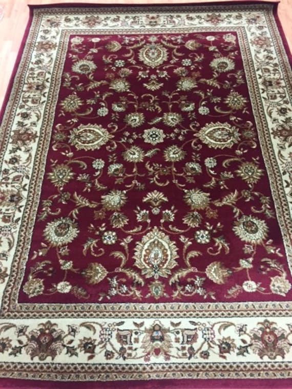 5'3" x 7'3" Turkish Tabriz Oriental Rug - Tayse Kashmir Collection