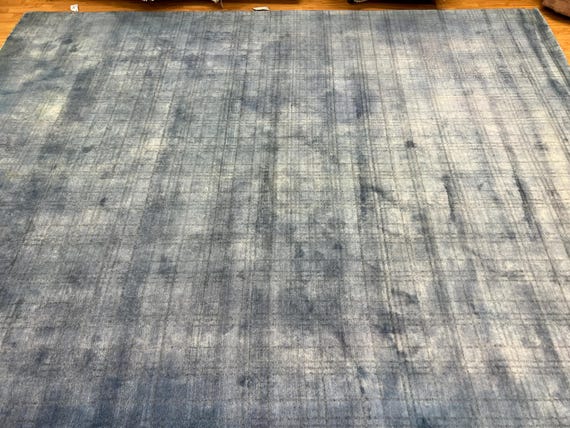 9' x 11'9" New Indian Berber Design Oriental Rug - Hand Made - 100% Wool