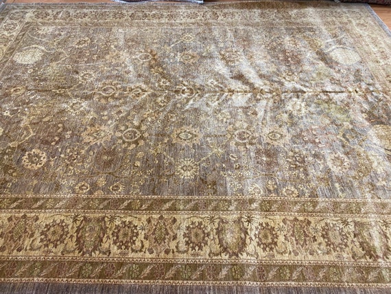 10' x 13'1" New Pakistani Peshawar Oriental Rug - Hand Made - 100% Wool