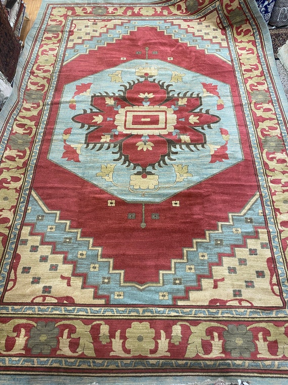 10'6" x 16'5" Turkish Ser api Oriental Rug - Unique Looms - Full Pile