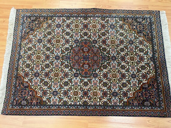 2'7" x 3'10" New Turkish Herati Design Oriental Rug - Hand Made - 100% Wool