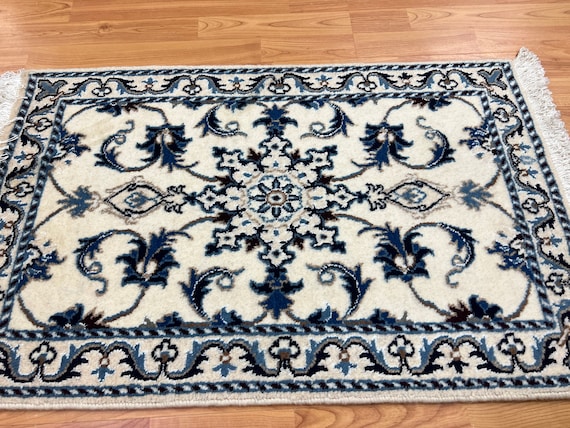 1'10" x 2'10" Turkish Oriental Rug - Full Pile - Wool and Silk - Hand Made
