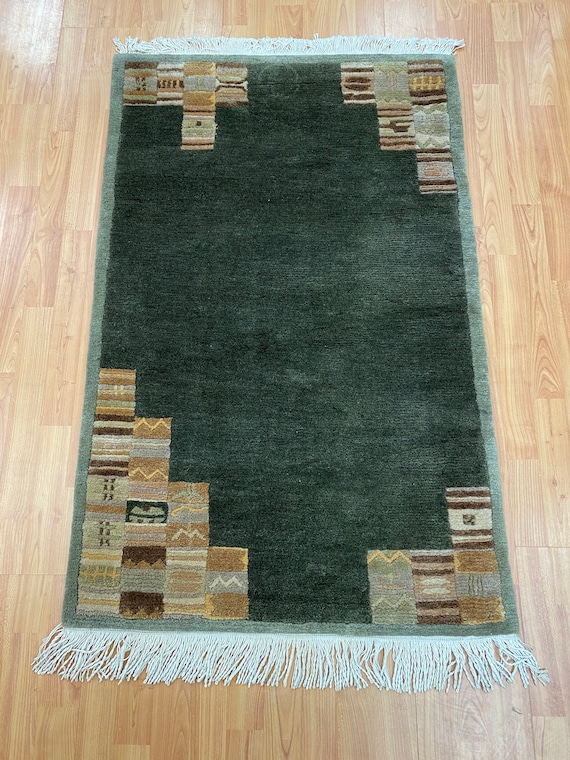 2'6" x 4' New Nepal Tofangiyan Collection Oriental Rug - Hand Made - 100% Wool