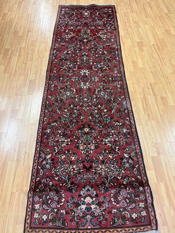 3' x 10' Turkish Floor Runner Oriental Rug - 1980s - Hand Made - 100% Wool