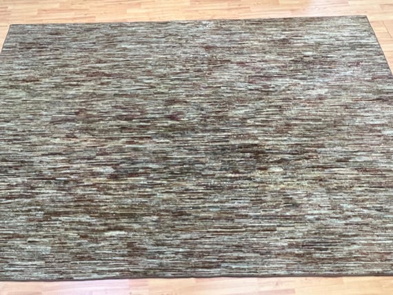 6' x 9' New Pakistani Peshawar Modern Oriental Rug - Hand Made - 100% Wool