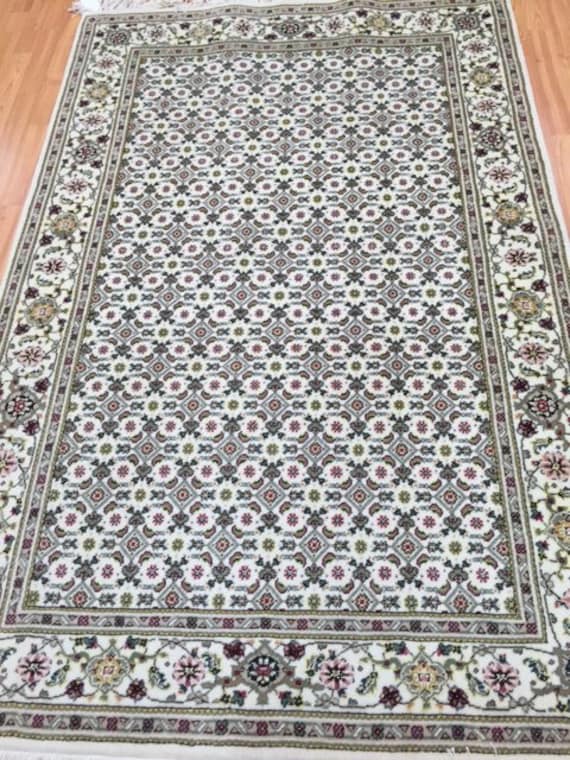 4'2" x 6'2" Sino Chinese Oriental Rug - Wool & Silk - Hand Made