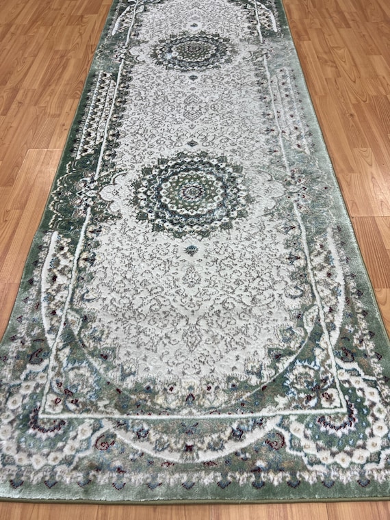 2'8" x 7'6" Golden Rugs Turkish Floor Runner Oriental Rug - Kash an Collection - Modern