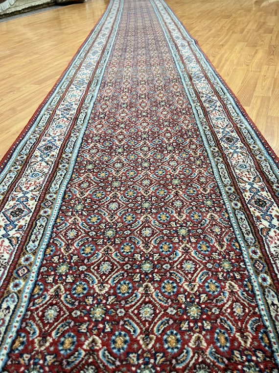2'6" x 19'6" Afghan Oriental Rug Floor Runner - 100% Wool - Hand Made