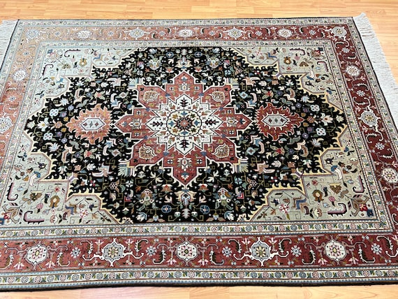 5'1" x 6'9" Turkish Oriental Rug - 60 Raj - 100% Wool - Hand Made