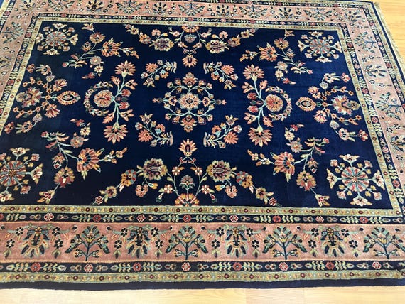 5’9" x 7’9" New Indian Sa Rouk Oriental Rug - Hand Made - 100% Wool