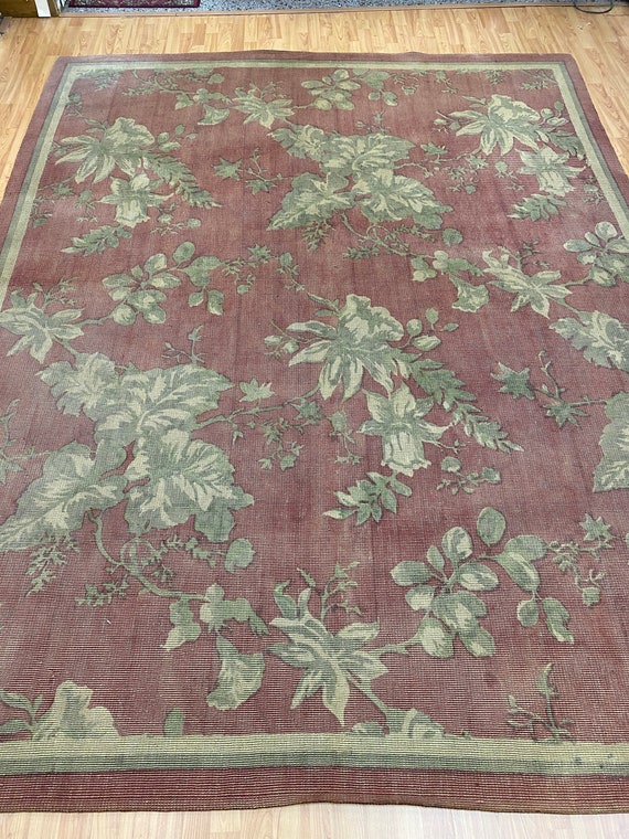 8' x 10' American Indoor/Outdoor Flat Weave Oriental Rug