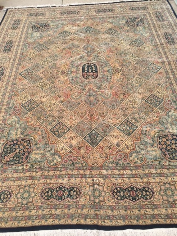 12' x 15' Sino Chinese Oriental Rug - Wool and Silk - Hand Made