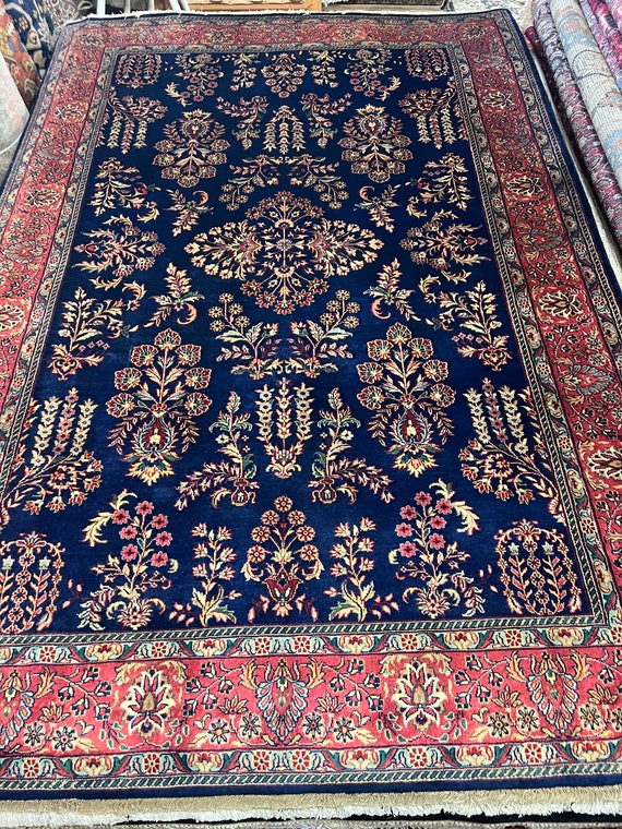 6’ x 9’ New Indian Sa Rouk Oriental Rug - Hand Made - 100% Wool