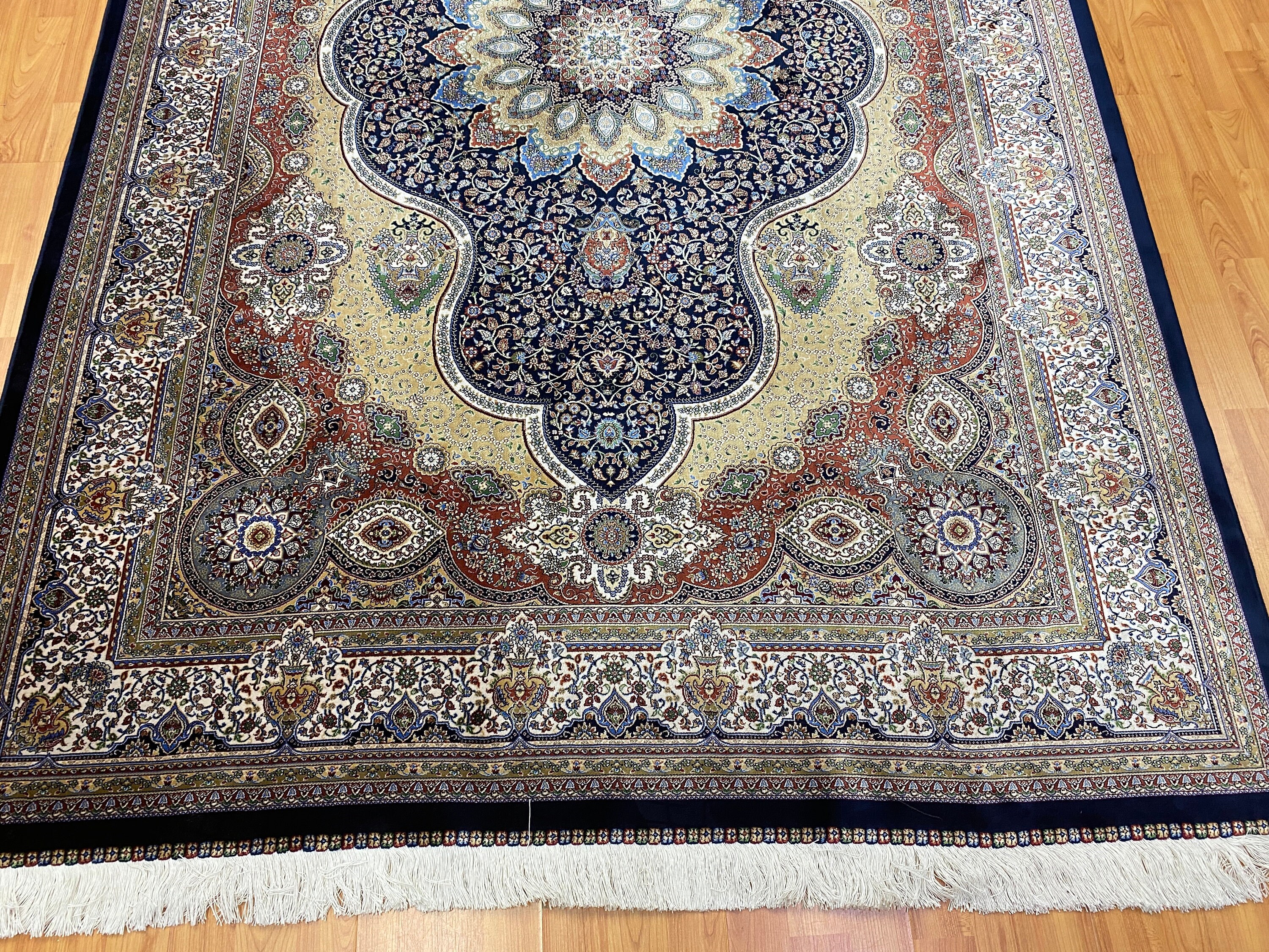 5' x 7'5 New Turkish Oriental Rug 1200 KPSI Very Fine Hand Made