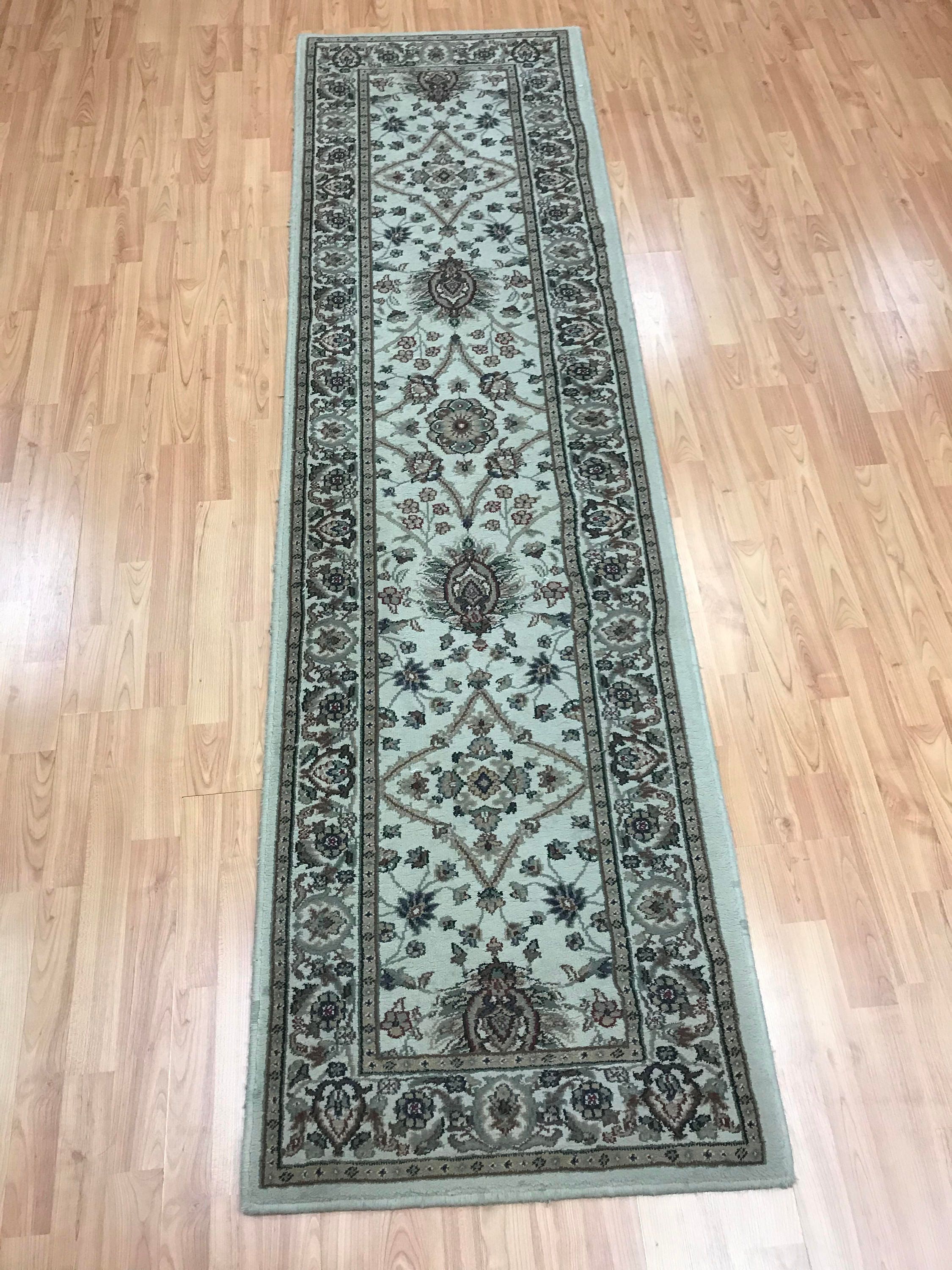 2 3 X 7 9 Turkish Kashan Oriental Rug Floor Runner 1950s Vintage