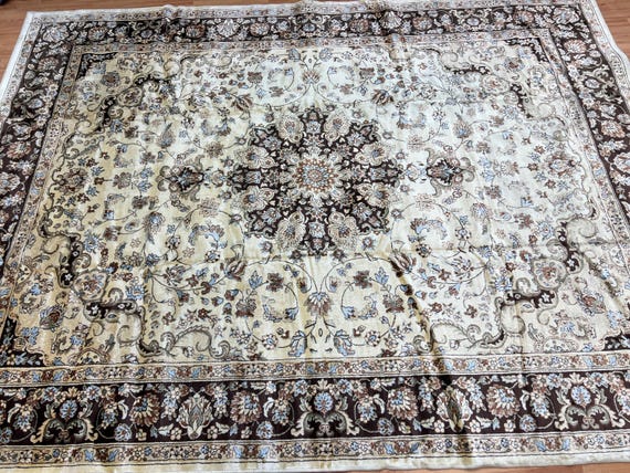 7'7" x 10' Turkish Traditional Design Oriental Rug - Artificial Silk