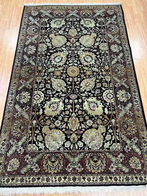 5’ x 8' Turkish Agra Oriental Rug - Feizy Rugs - Wool Blend - Floral Design