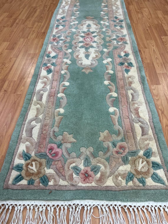 2'3" x 7'6" New Chinese Aubusson Runner Oriental Rug - 100% Wool - Hand Made