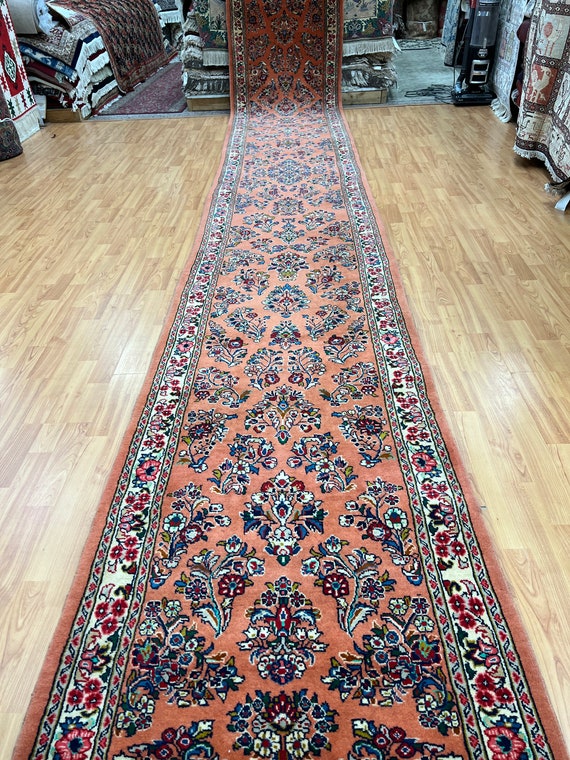 2'8" x 20'1" New Turkish Floor Runner Oriental Rug - Hand Made - 100% Wool