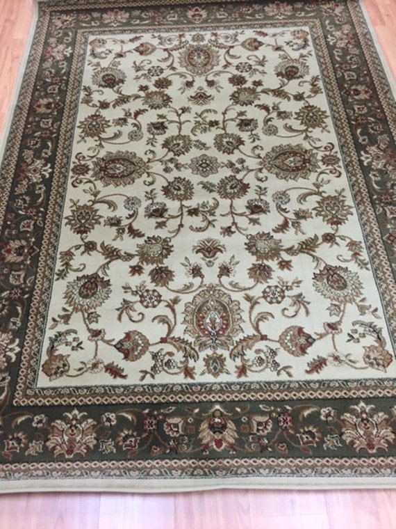 5'3" x 7'3" Turkish Tabriz Oriental Rug - Tayse Kashmir Collection