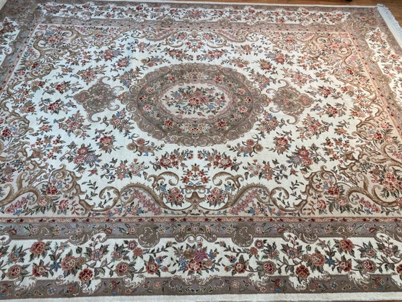 8'8" x 11'8" New Sino Chinese Oriental Rug - Wool & Silk - Very Fine - Hand Made