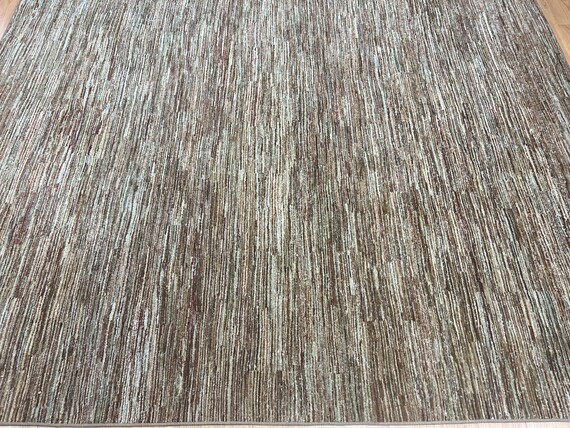 8' x 10' New Pakistani Peshawar Modern Oriental Rug - Hand Made - 100% Wool