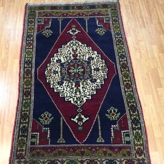 4' x 6' Turkish Serapi Oriental Rug - Hand Made - Full Pile - 100% Wool