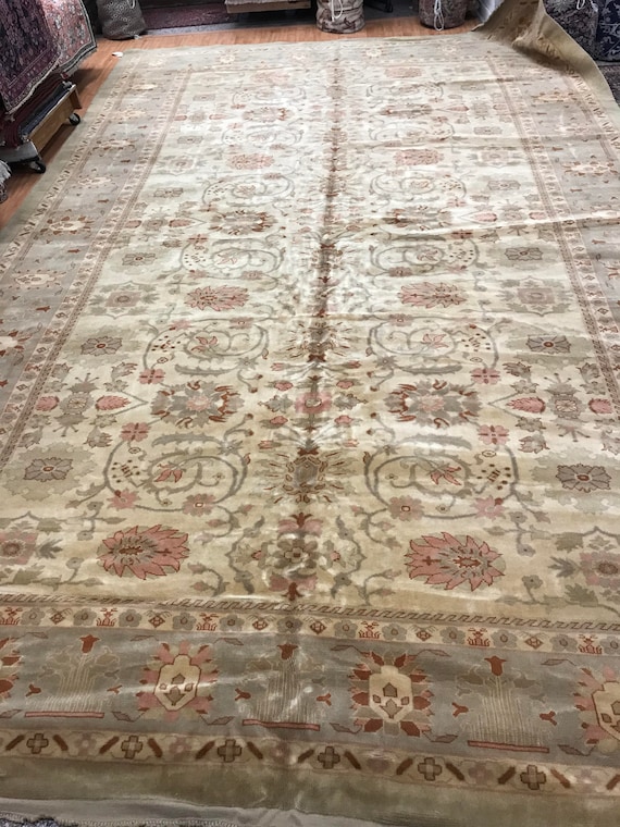 10' x 15'6" Romanian Agra Oriental Rug - Hand Made - 100% Wool