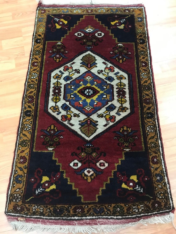 2' x 3'6" Turkish Kazak Oriental Rug - Full Pile - Hand Made - 100% Wool - Vegetable Dye