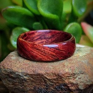 Solid Wood Ring Etsy UK