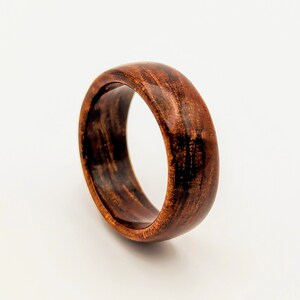 Ancient Kauri Spiral Grain Wood Ring. Handmade, Custom, Wooden Wedding ...