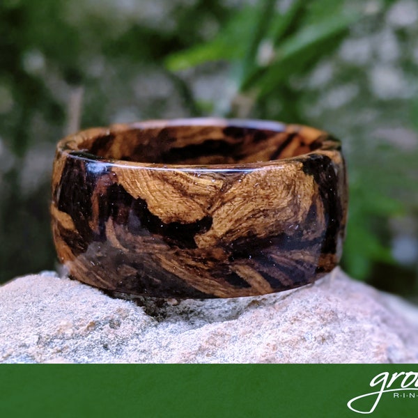 Mens Wood Ring Etsy