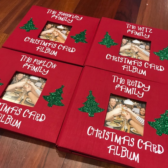 Personalized Christmas Photo Album, Christmas Gift, Christmas Card