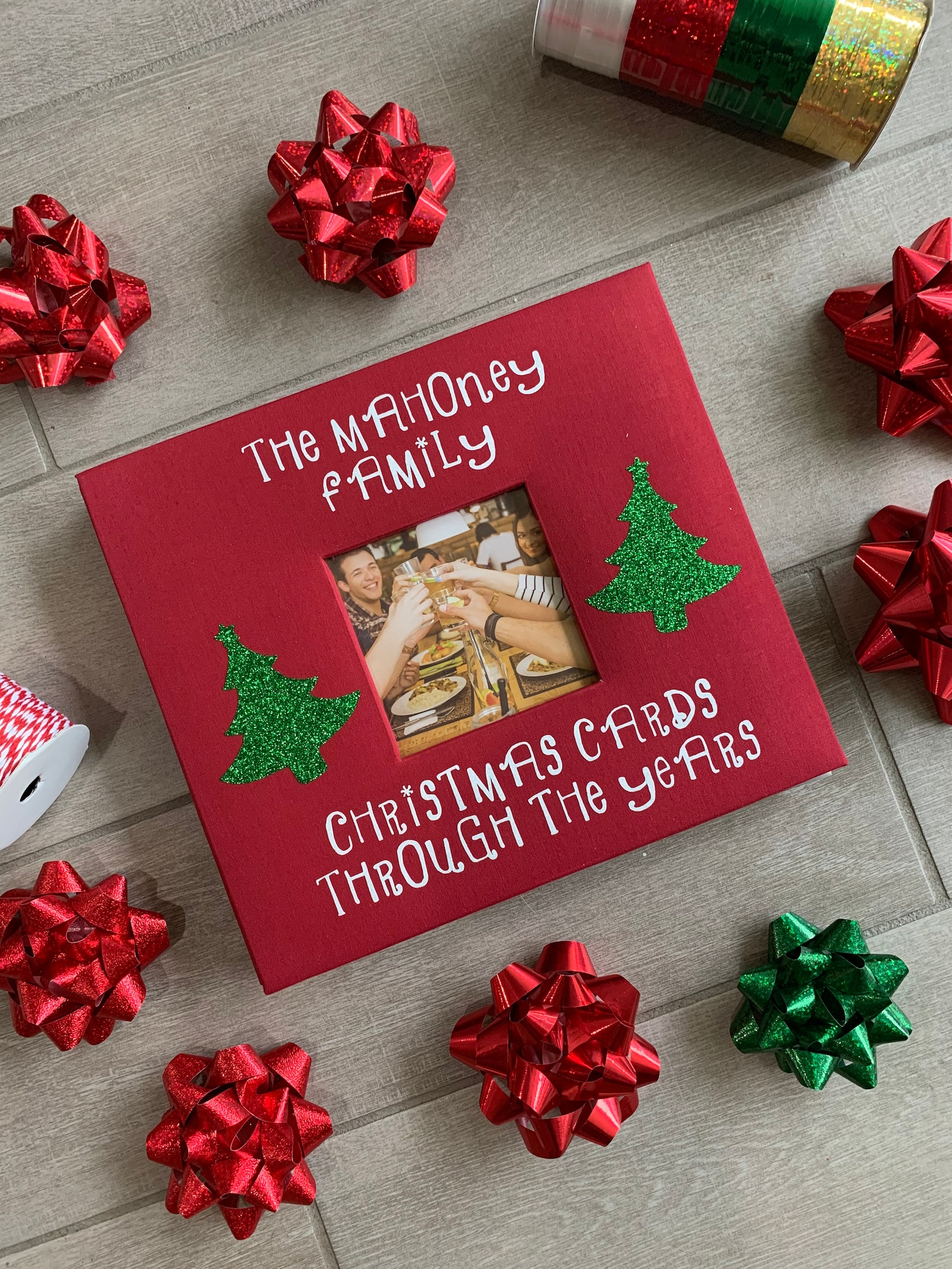 Custom Christmas Card Photo Album Personalized Christmas Card Etsy