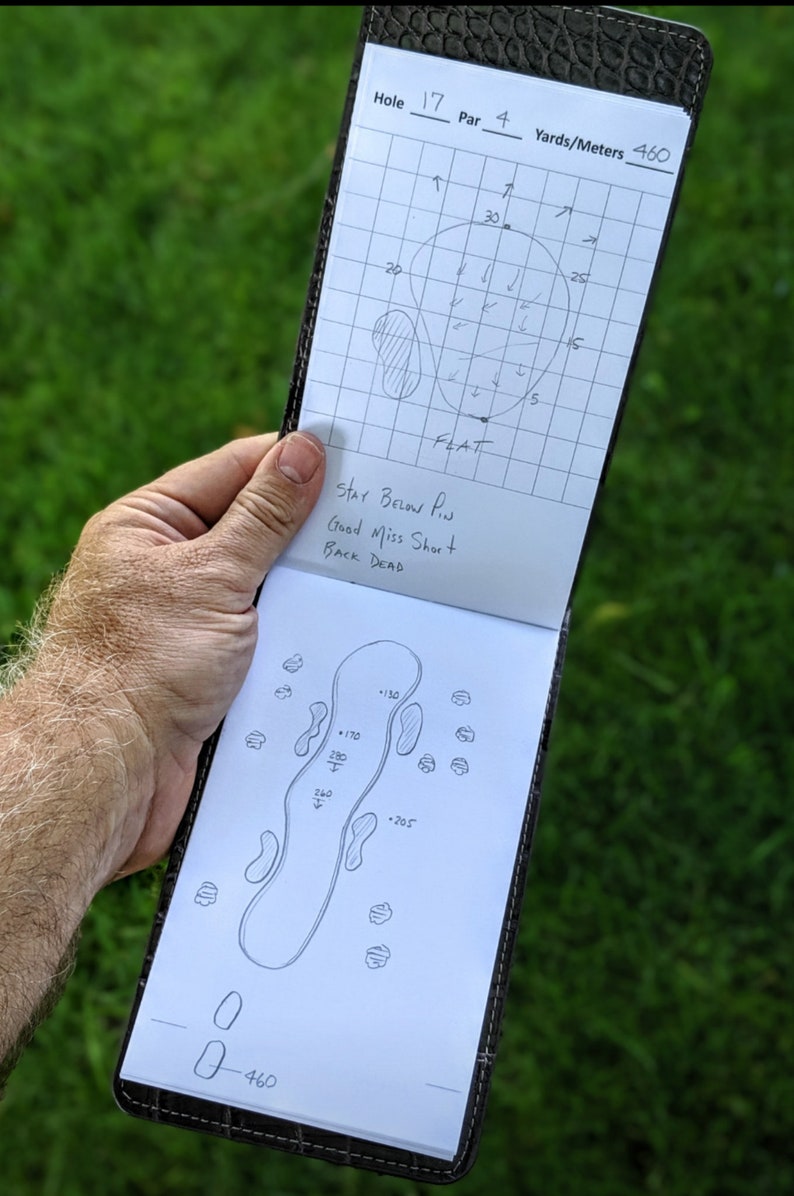 tour 18 yardage book